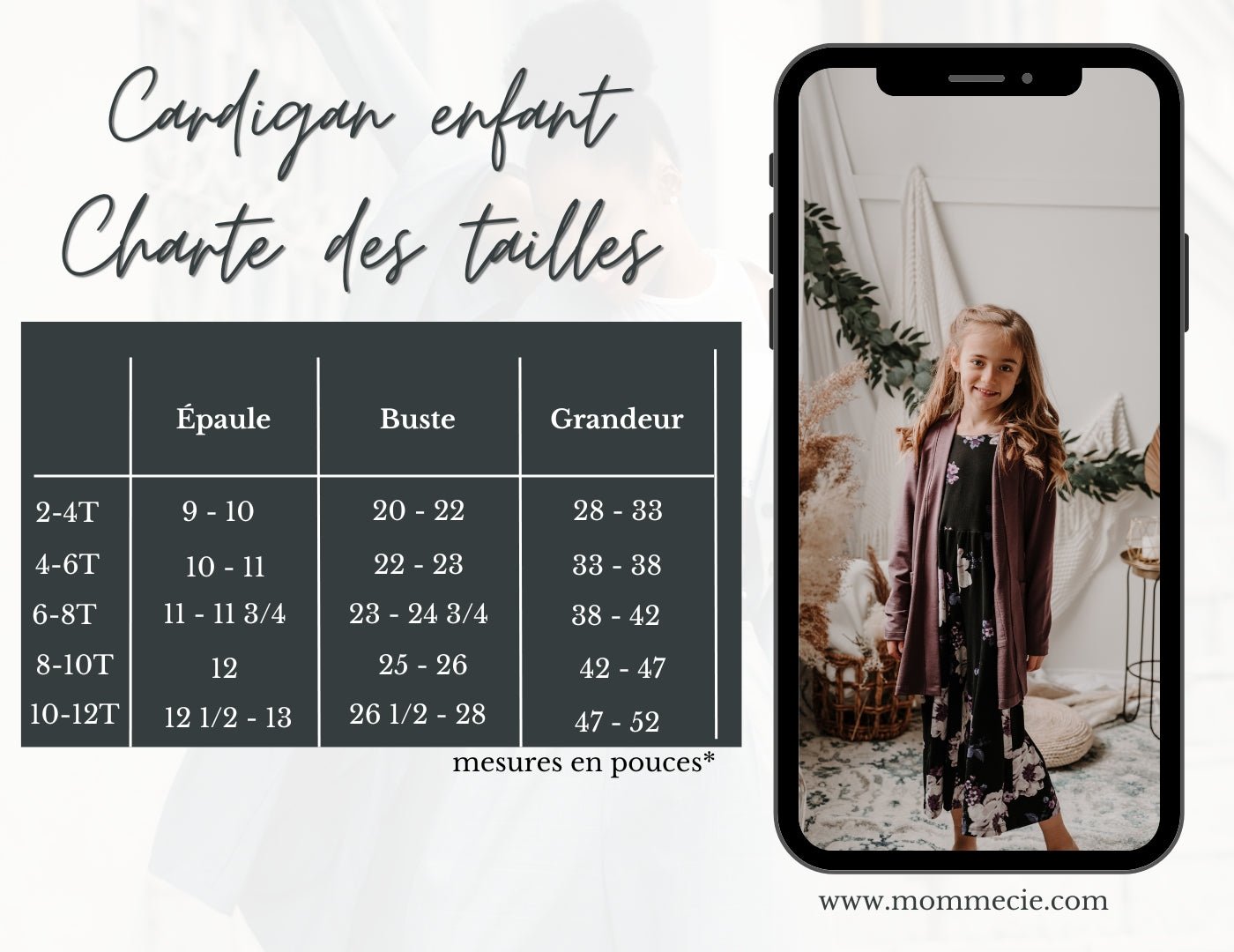 Cardigan Love enfant Merlot - MomMe et Cie Inc.
