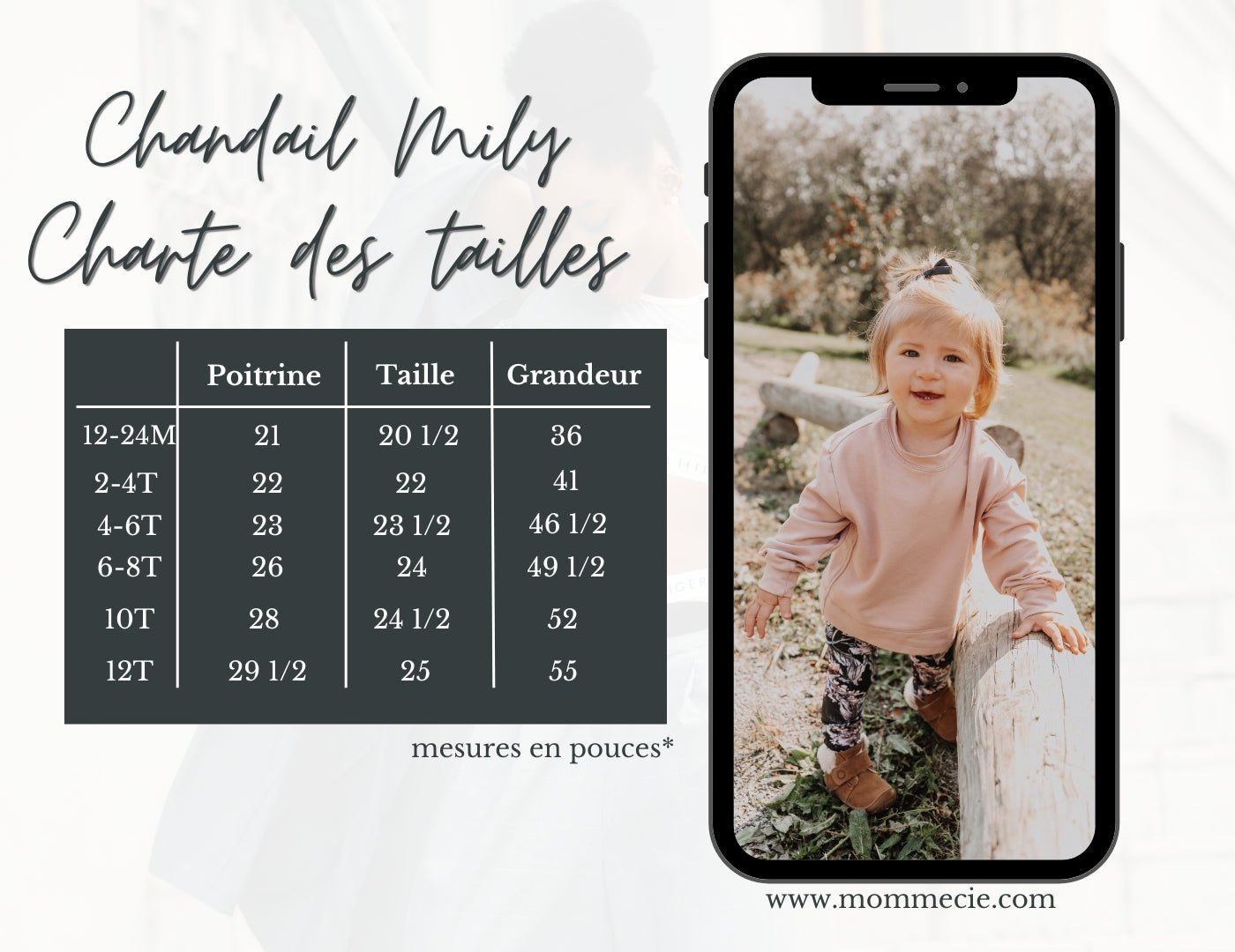 Chandail Mily enfant sable - MomMe et Cie Inc.