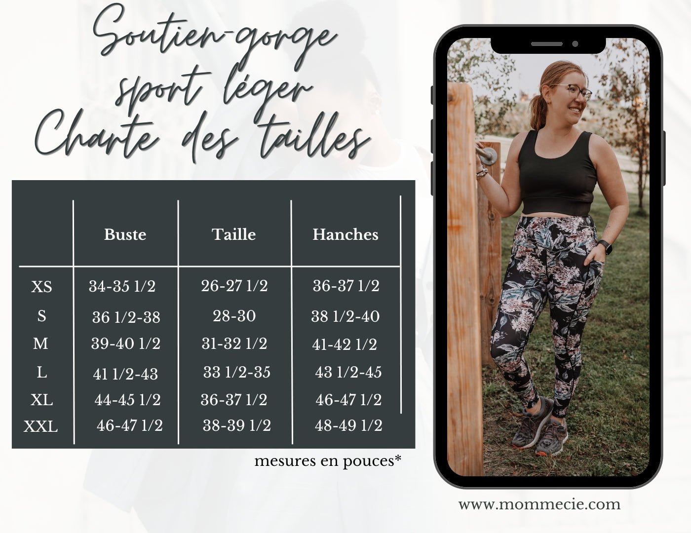 Top de sport pour femme doublé léger vert - MomMe et Cie Inc.