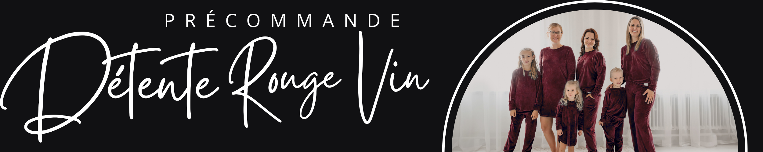 Collection détente rouge vin - précommande