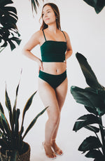 Jules & Nolan - Bas de bikini (Taille naturelle) - Vert Émeraude