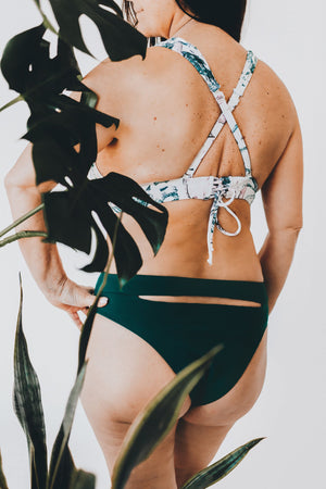 Jules & Nolan - Bas de bikini (Taille naturelle) - Vert Émeraude