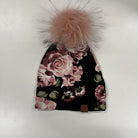 tuque-slouchi-fleurie-pompon