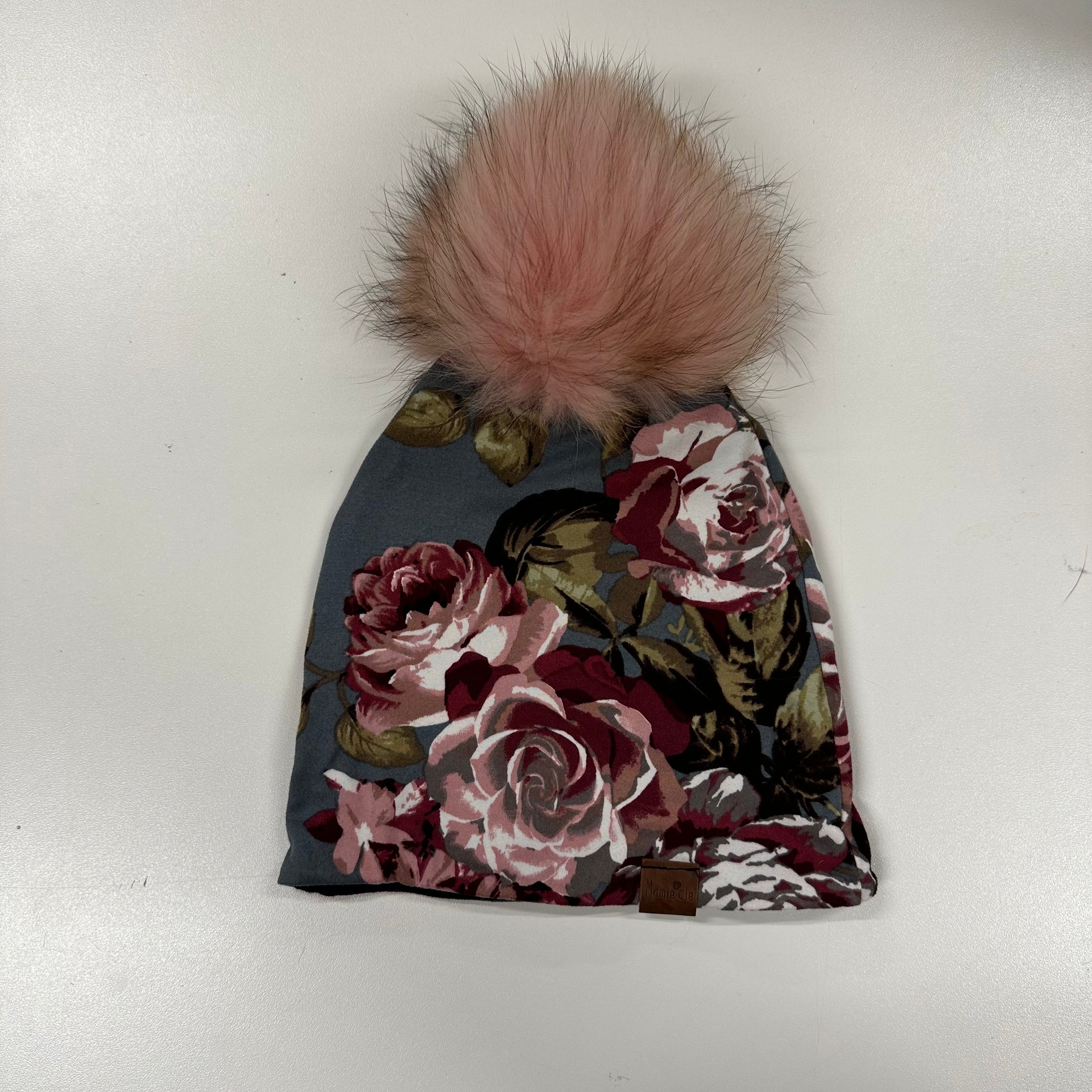 ECO-Tuques Tuques slouchi avec pompon de fourrure – MomMe et Cie