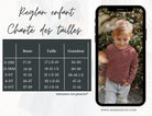 Chandail reglan enfant rayure bourgogne - MomMe et Cie Inc.