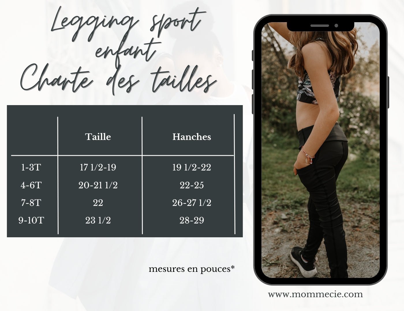 Legging de sport évolutif enfant rose - MomMe et Cie Inc.