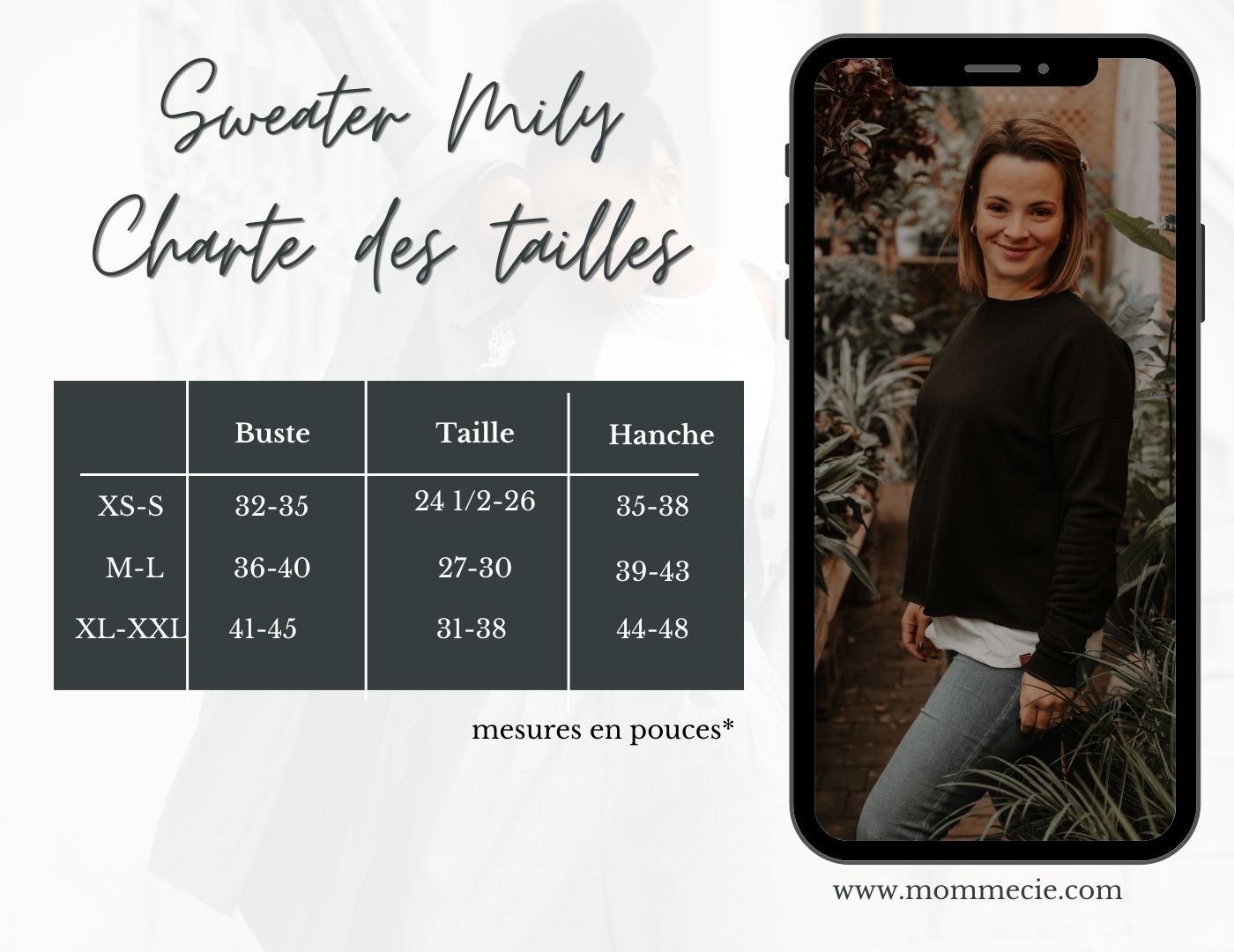 Sweater Mily sable - MomMe et Cie Inc.