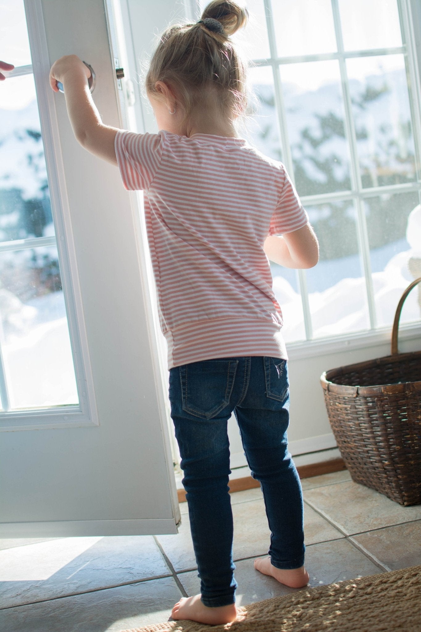 T-shirt évolutif rayé COULEURS VARIÉES - MomMe et Cie Inc.