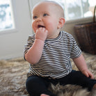 T-shirt évolutif rayé COULEURS VARIÉES - MomMe et Cie Inc.